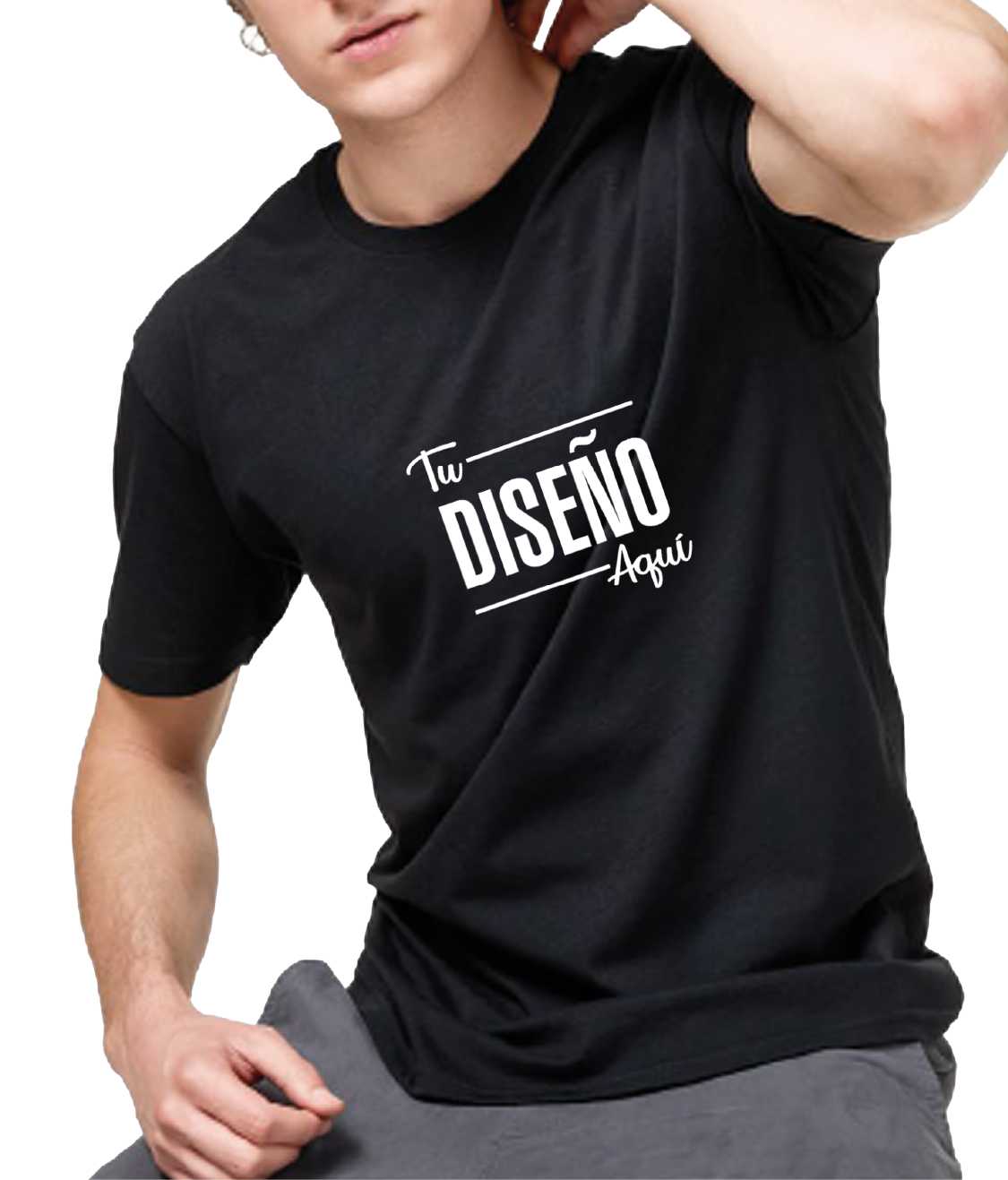 Bones Playera Para Hombre Algodón Peinado C03700