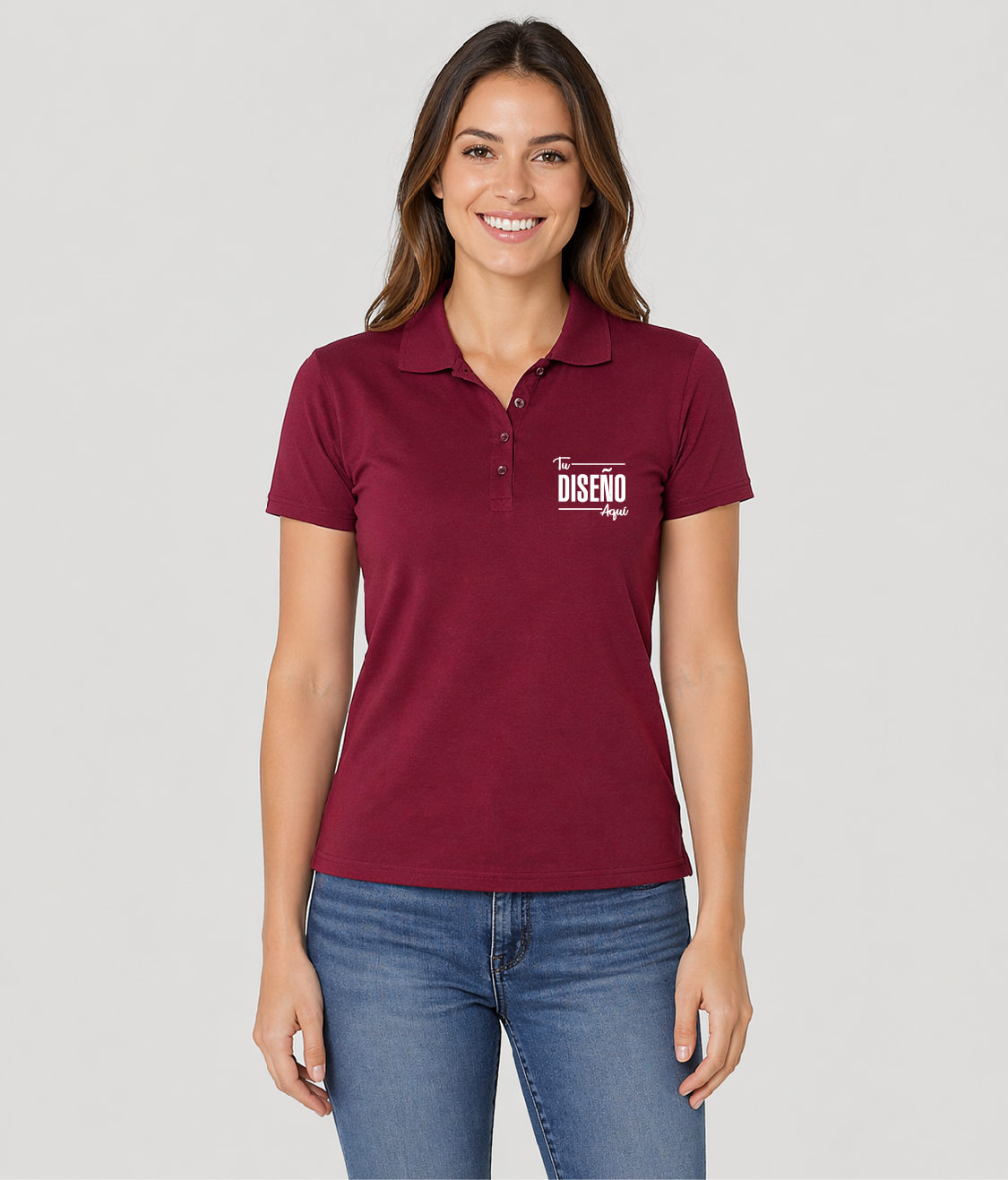 Yazbek Playera Polo Para Mujer 50 Algodón 50 Poliéster D0550