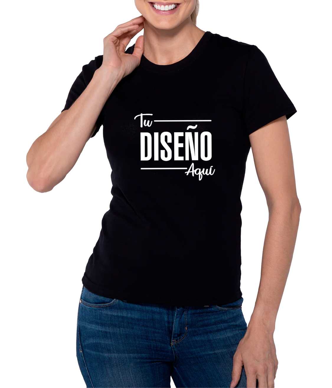Gildan Playera Cuello Redondo Algodón Peinado Para Mujer 64000