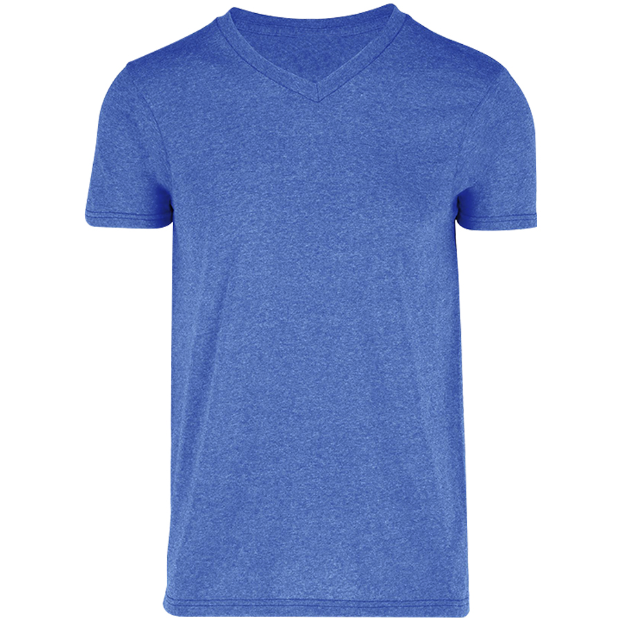 C0356 Playera Jaspeada  Cuello V Para Hombre